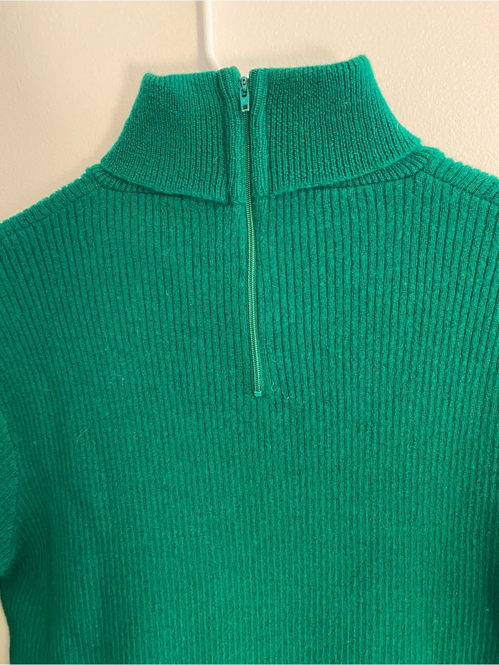 Pendleton Green Quarter-Zip Ribbed Sweater - Picture 6 of 6